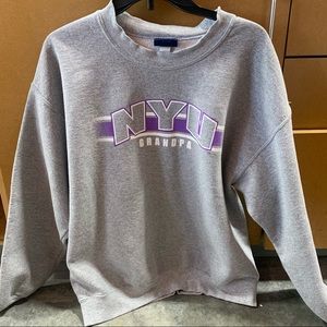 NYU Grandpa Crewneck